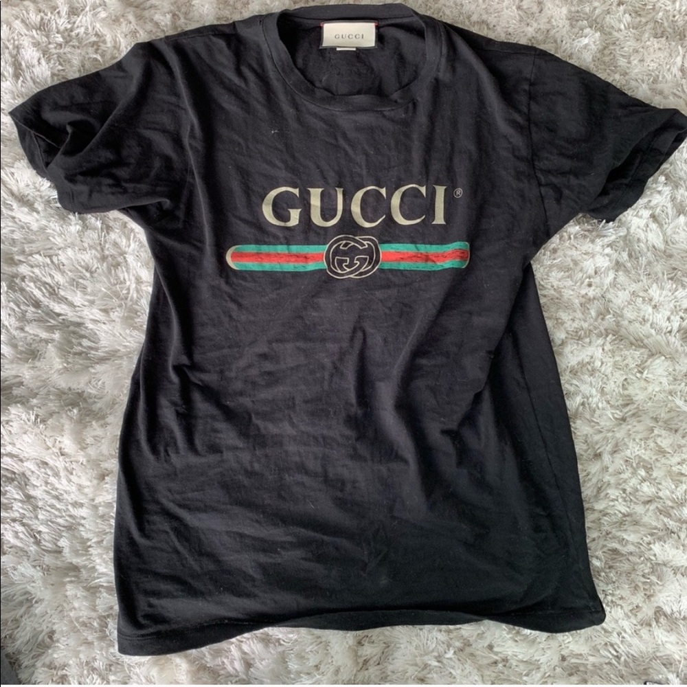Authentic Gucci logo shirt